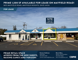 Plus de détails pour 5867-5873 Mayfield Rd, Mayfield Heights, OH - Vente au détail à louer