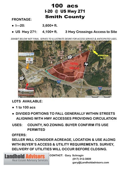 16396 I-20 & US Highway 271, Tyler, TX à vendre - Photo principale - Image 1 de 3