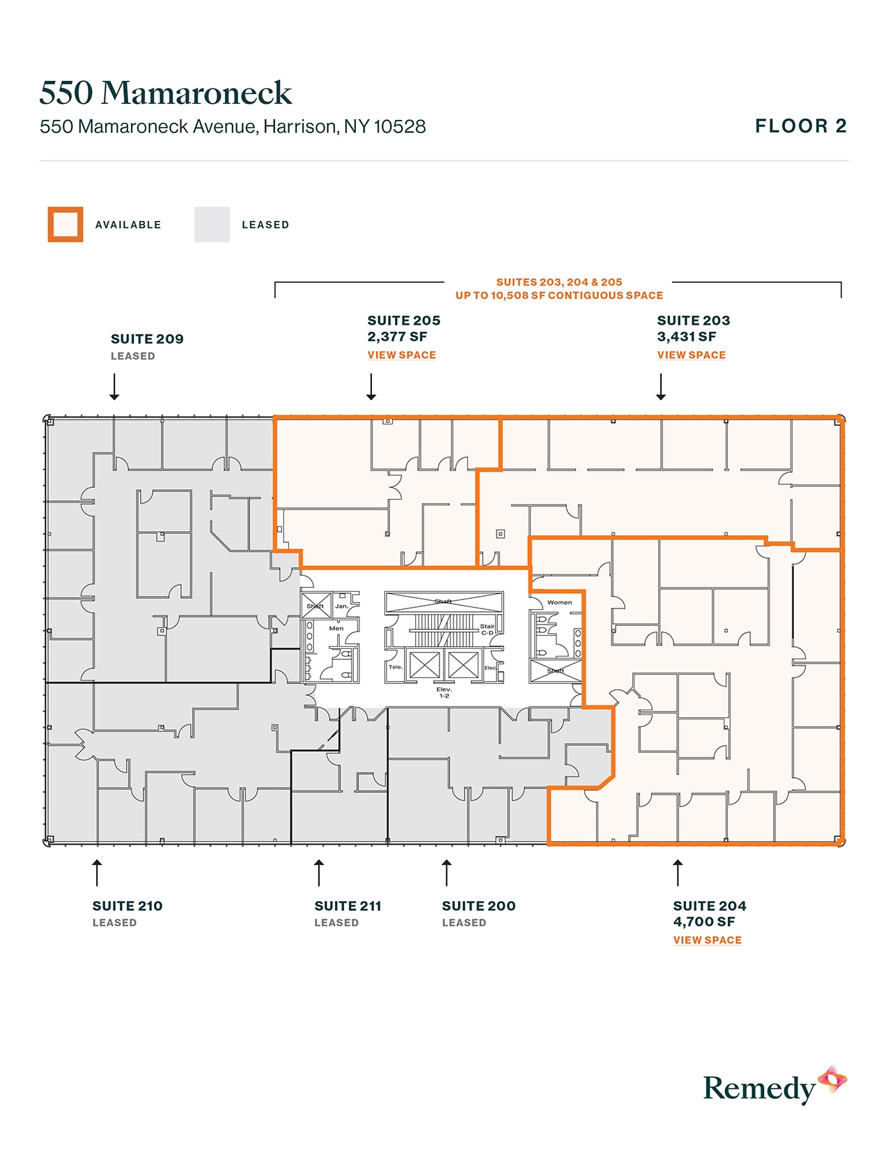 550 Mamaroneck Ave, Harrison, NY à louer Plan d’étage- Image 1 de 1