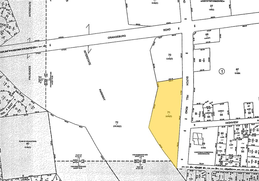 100 Dutch Hill Rd, Orangeburg, NY à louer - Plan cadastral - Image 2 de 19