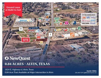 Plus de détails pour 1824 W Highway 6, Alvin, TX - Terrain à vendre