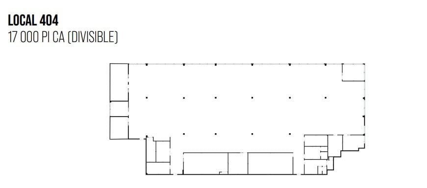 6600 Rue Saint-Urbain, Montréal, QC à louer Plan d’étage- Image 1 de 1