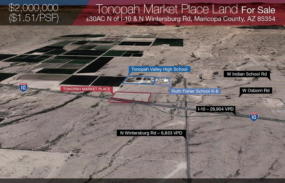 Wintersburg Rd and I-10, Tonopah, AZ for sale - Primary Photo - Image 1 of 4