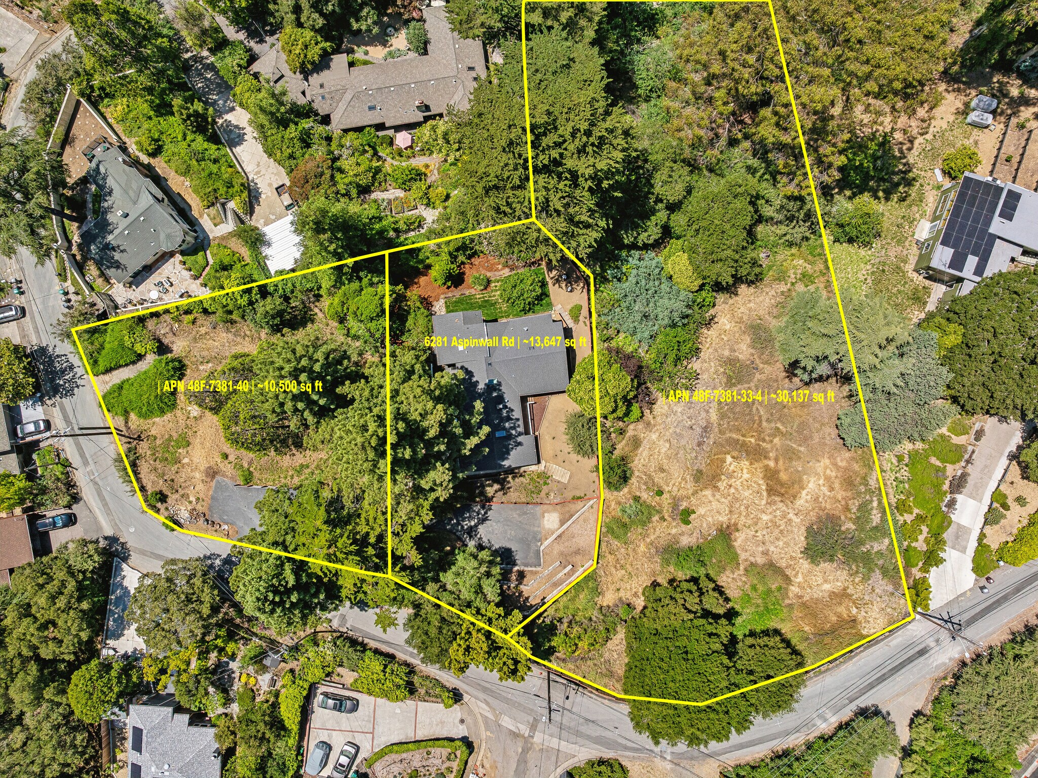 0 Aspinwall Rd, Oakland, CA à vendre Aérien- Image 1 de 11