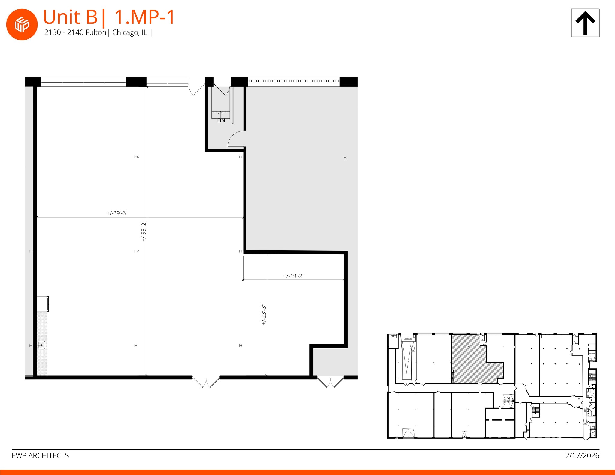 2130-2140 W Fulton St, Chicago, IL à louer Plan de site- Image 1 de 1