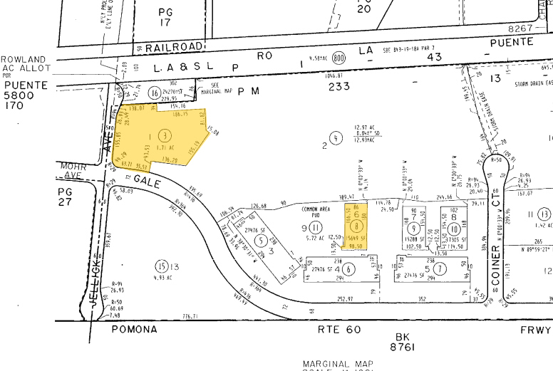 18501 Gale Ave, City of Industry, CA à vendre - Plan cadastral - Image 1 de 1