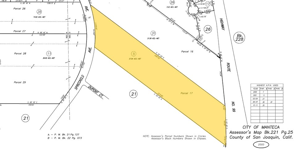 600 Spreckels Ave, Manteca, CA à louer - Plan cadastral - Image 2 de 5