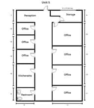 2015 Westwind Dr, Bakersfield, CA for lease Floor Plan- Image 1 of 7