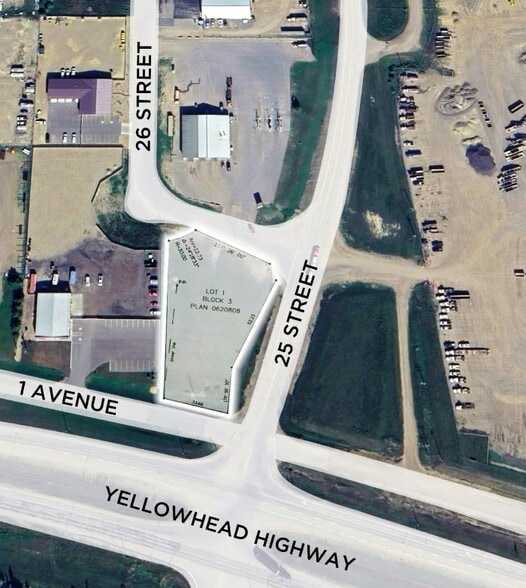 2520 1 Av, Edson, AB for sale - Aerial - Image 2 of 2