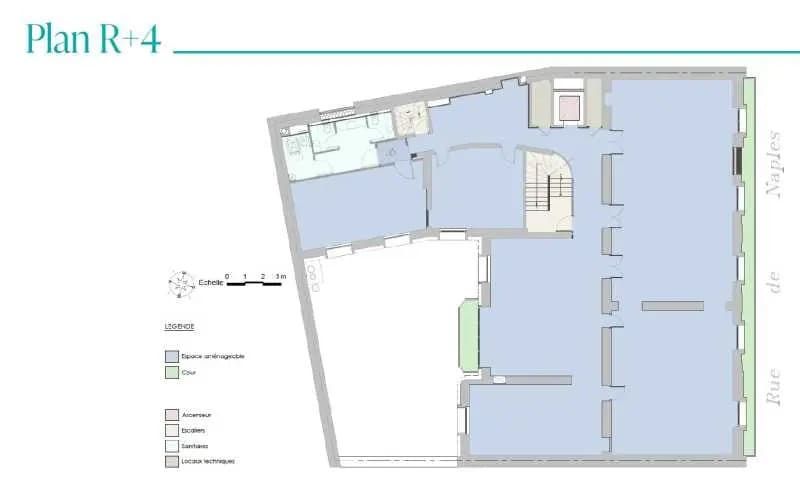 36 Rue De Naples, Paris for lease Floor Plan- Image 1 of 2