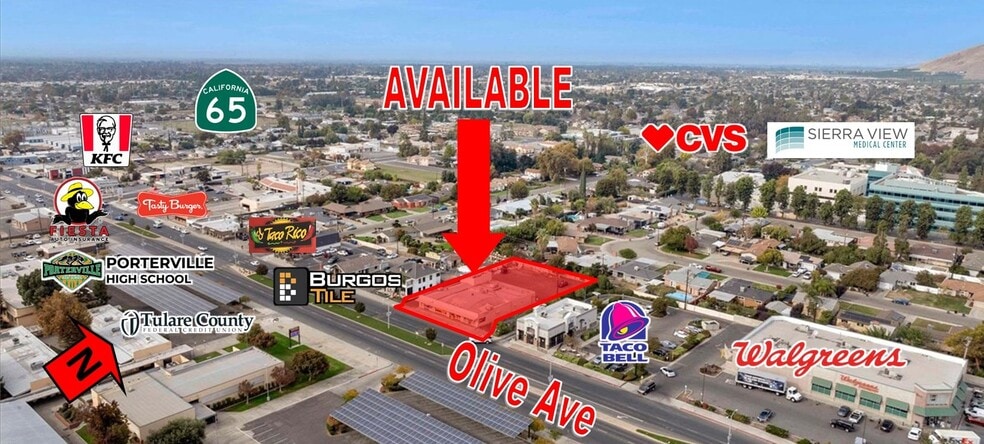 472 W Olive Ave, Porterville, CA for sale - Building Photo - Image 1 of 55
