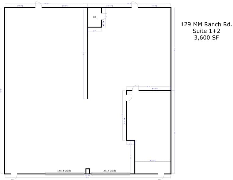 129 M and M Ranch Rd, Granbury, TX à louer - Plan d’étage - Image 3 de 28