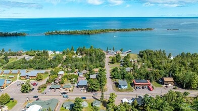 242 1st St, Copper Harbor, MI - Aerial  map view - Image1