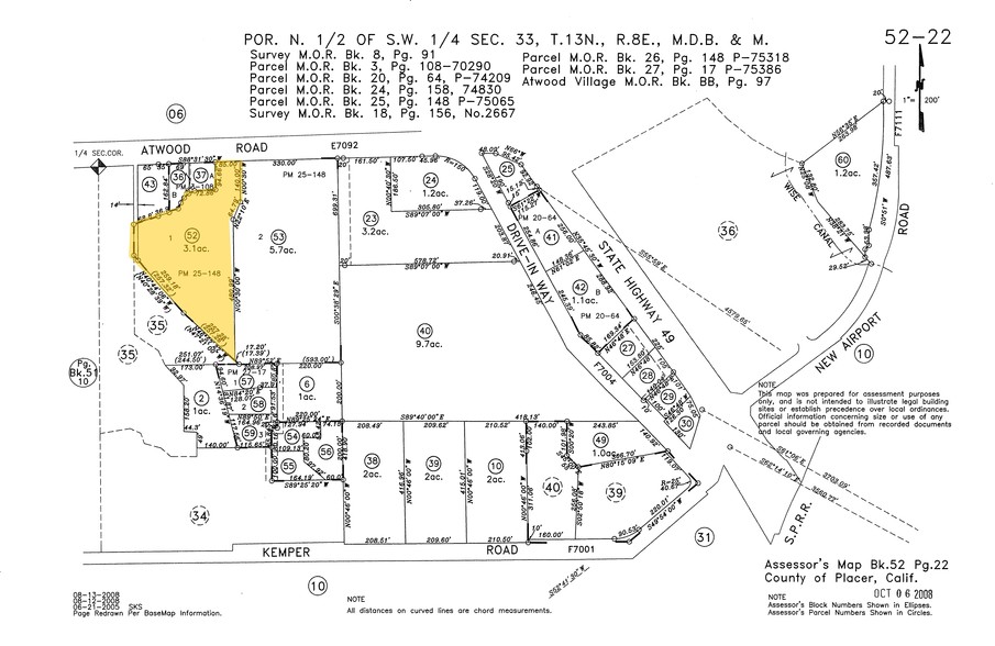 11768 Atwood Rd, Auburn, CA for lease - Plat Map - Image 2 of 12