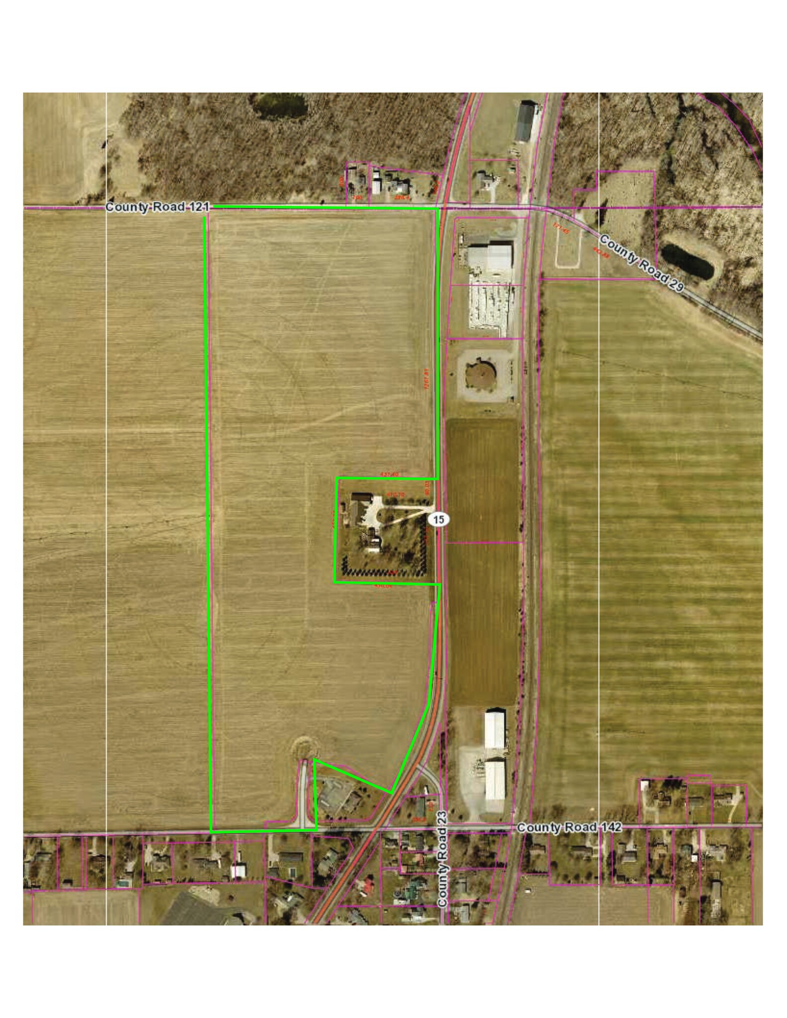 SR 15 CR 142, New Paris, IN à vendre Plan de site- Image 1 de 2