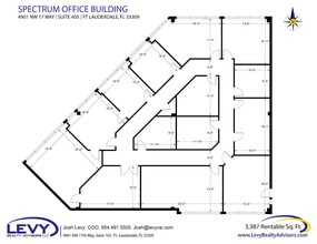 4901 NW 17th Way, Fort Lauderdale, FL à louer Plan d’étage- Image 2 de 4