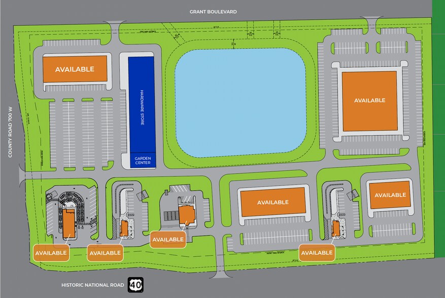 700 South Dr, New Palestine, IN à louer - Plan de site - Image 2 de 3