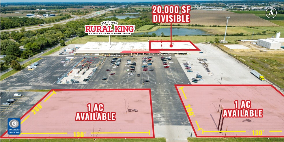 9525 Collinsville Rd, Collinsville, IL for lease - Aerial - Image 2 of 3