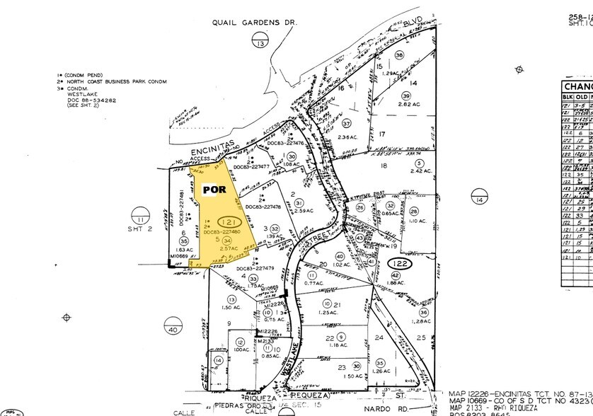 543 Encinitas Blvd, Encinitas, CA à louer - Plan cadastral - Image 3 de 3