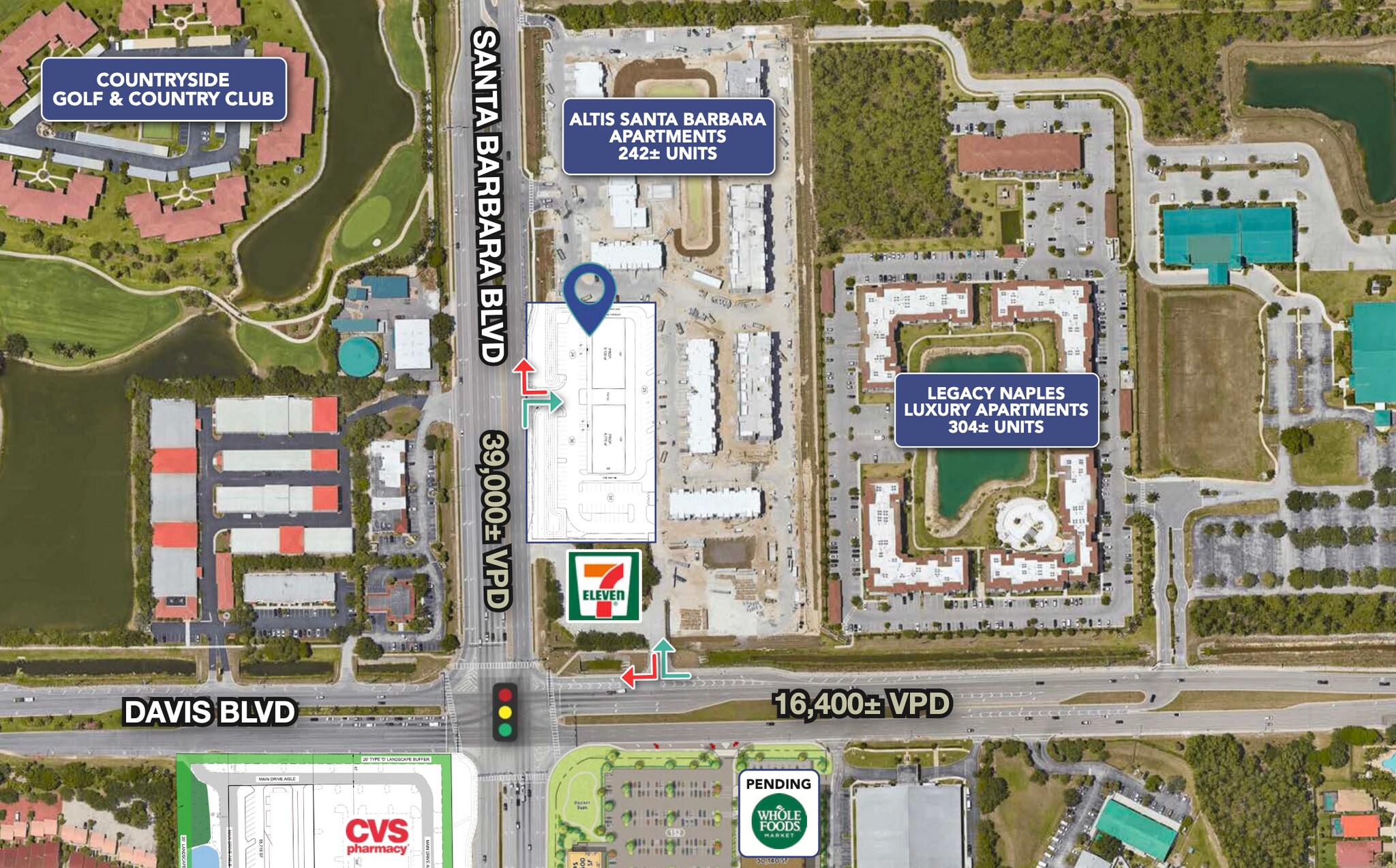 4706 Santa Barbara blvd, Naples, FL for lease Aerial- Image 1 of 4