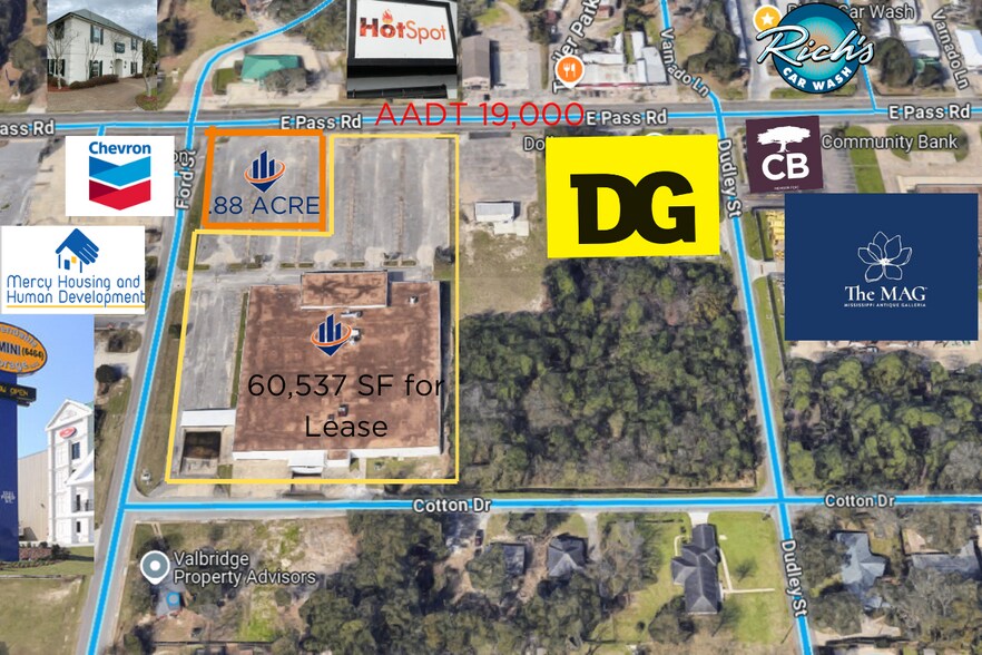 1930 E Pass Rd, Gulfport, MS for sale - Primary Photo - Image 1 of 2