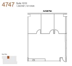 4747 Executive Dr, San Diego, CA à louer Plan d’étage- Image 1 de 1