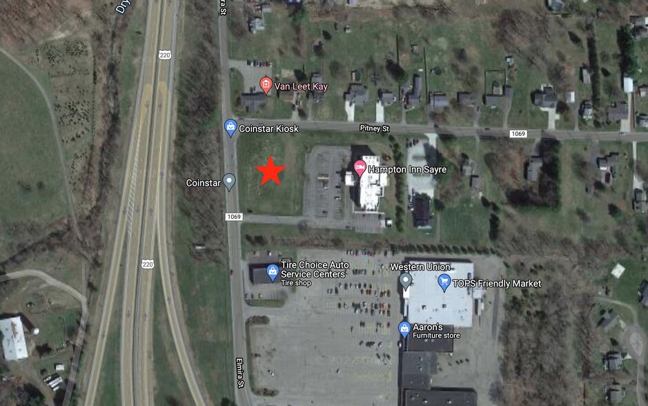 3080 Elmira St, Sayre, PA for lease - Aerial - Image 1 of 2