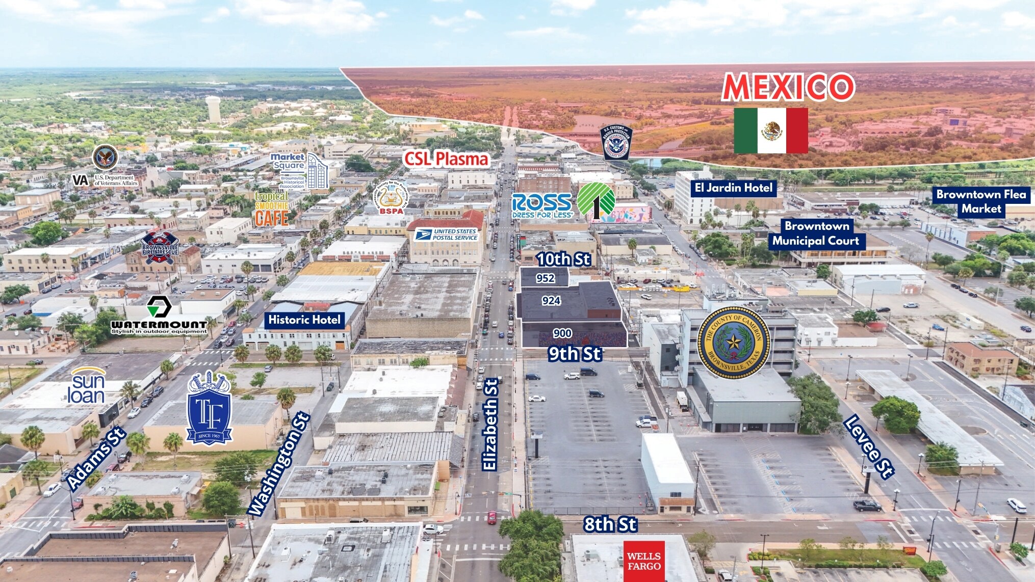 E Elizabeth St, Brownsville, TX for lease Primary Photo- Image 1 of 9