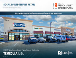 Shops at French Valley Marketplace | Bldg 9 - NNN Property