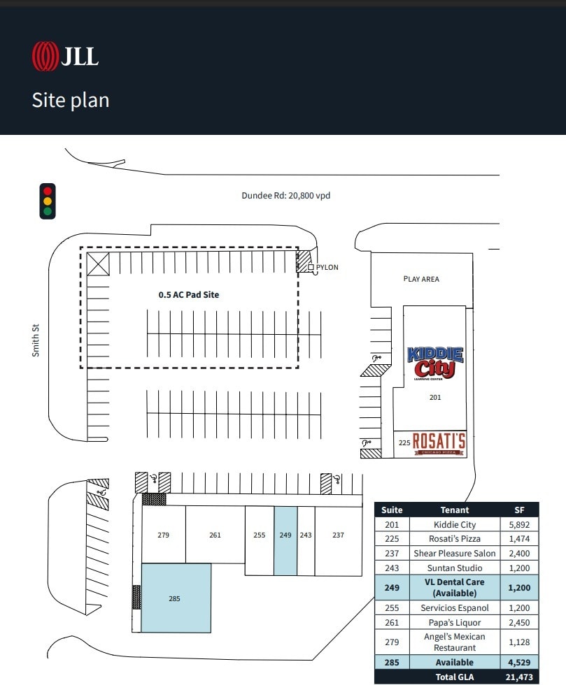 201-285 W Dundee Rd, Palatine, IL for lease Floor Plan- Image 1 of 1