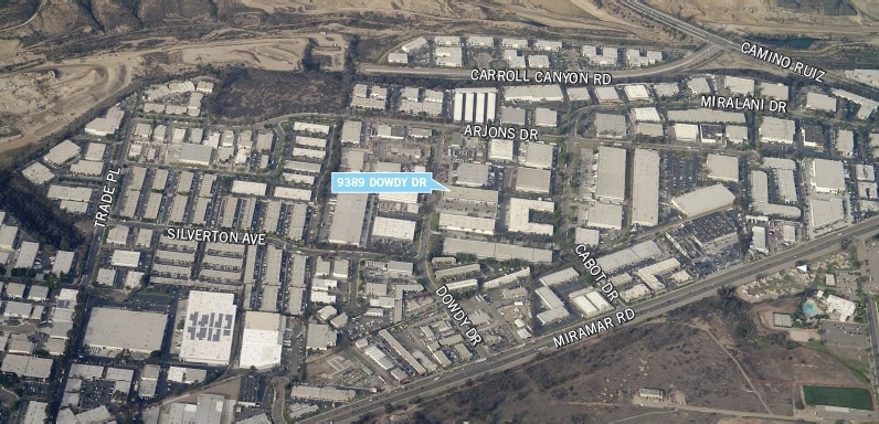 9389 Dowdy Dr, San Diego, CA à louer - Aérien - Image 2 de 7