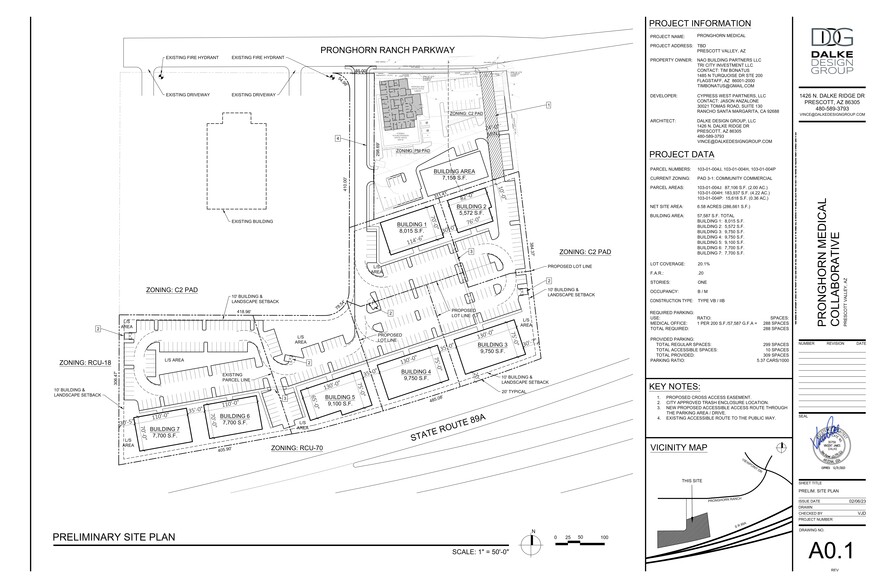 7121 Pronghorn Ranch Parkway, Prescott Valley, AZ for sale - Site Plan - Image 1 of 1