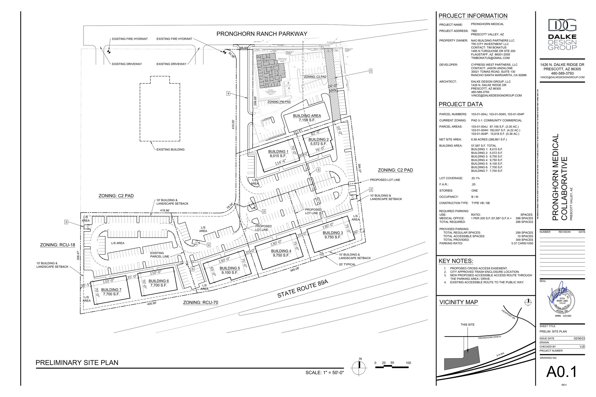 7121 Pronghorn Ranch Parkway, Prescott Valley, AZ for sale Site Plan- Image 1 of 2