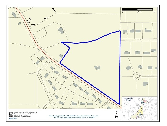 3880 Thaxton Rd, Atlanta, GA à vendre - Plan cadastral - Image 2 de 4