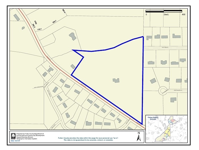 3880 Thaxton Rd, Atlanta, GA for sale - Plat Map - Image 2 of 4