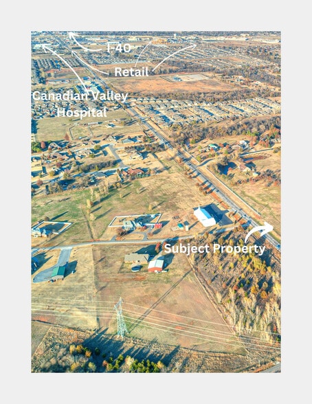 12929 SW 15th St, Yukon, OK for sale - Aerial - Image 1 of 6