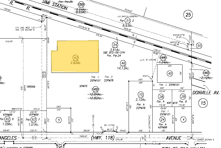 1357 E Los Angeles Ave, Simi Valley, CA à louer - Plan cadastral - Image 2 de 3