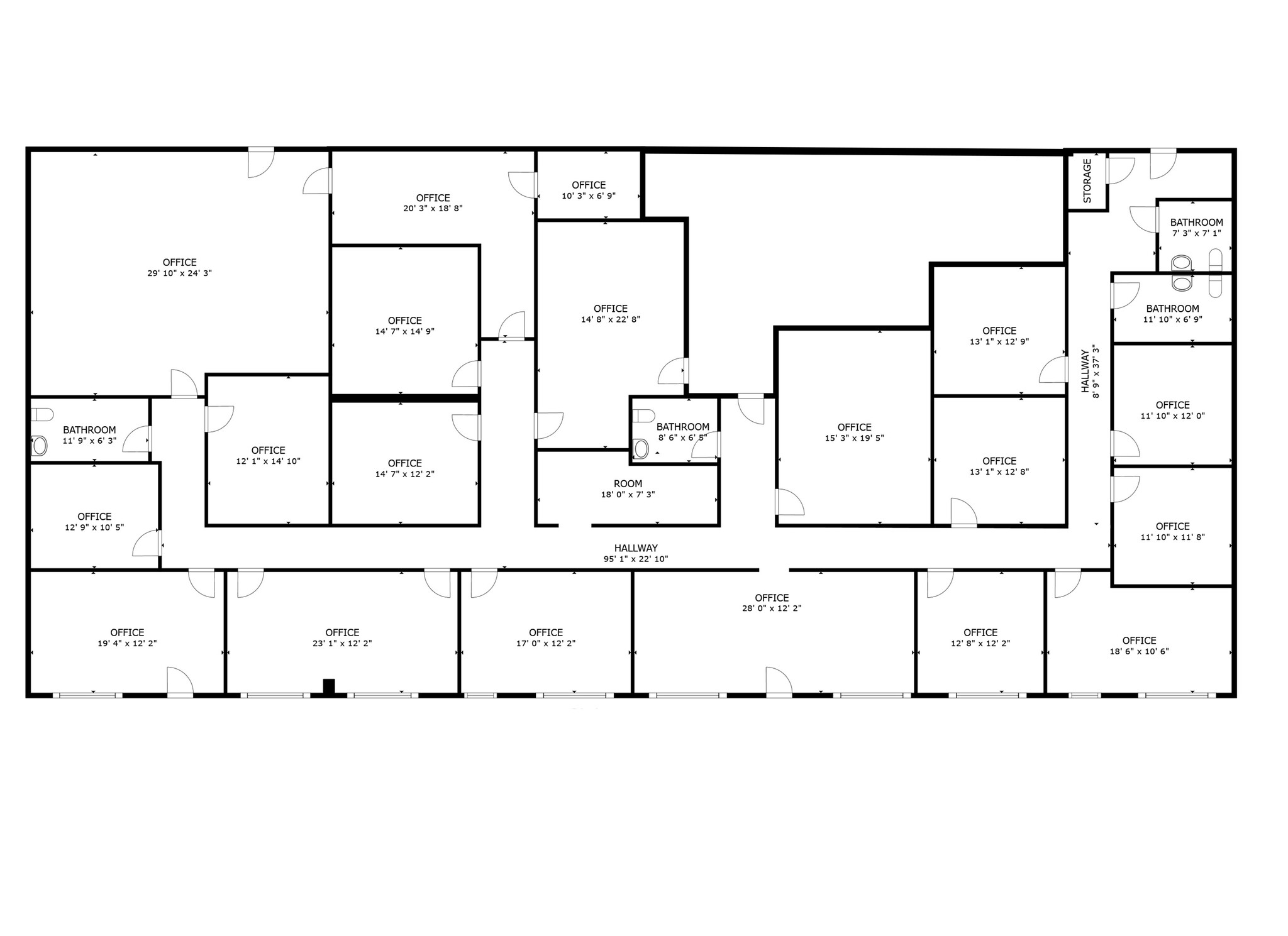 3701--3726 19th St, Lubbock, TX for lease Floor Plan- Image 1 of 1