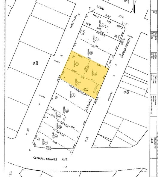 638 New High St, Los Angeles, CA à vendre - Plan cadastral - Image 3 de 3