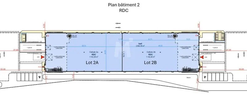 Flex in Wissous for lease Floor Plan- Image 1 of 3