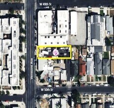 4918 S Vermont Ave, Los Angeles, CA - Aérien Vue de la carte