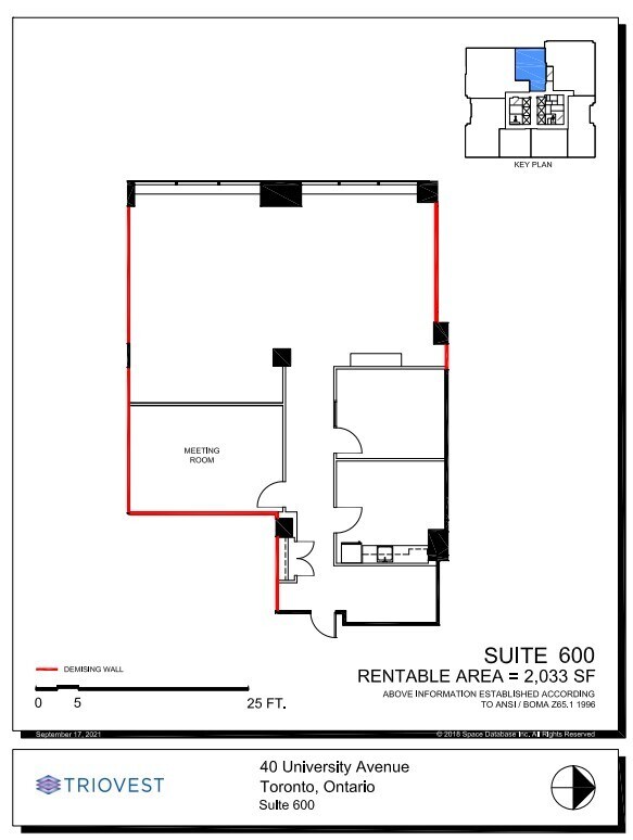 40 University Ave, Toronto, ON for lease Floor Plan- Image 1 of 1