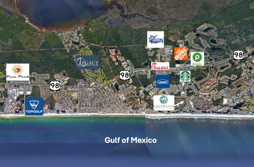 415 Richard Jackson Blvd, Panama City Beach, FL à vendre - Photo du bâtiment - Image 3 de 11