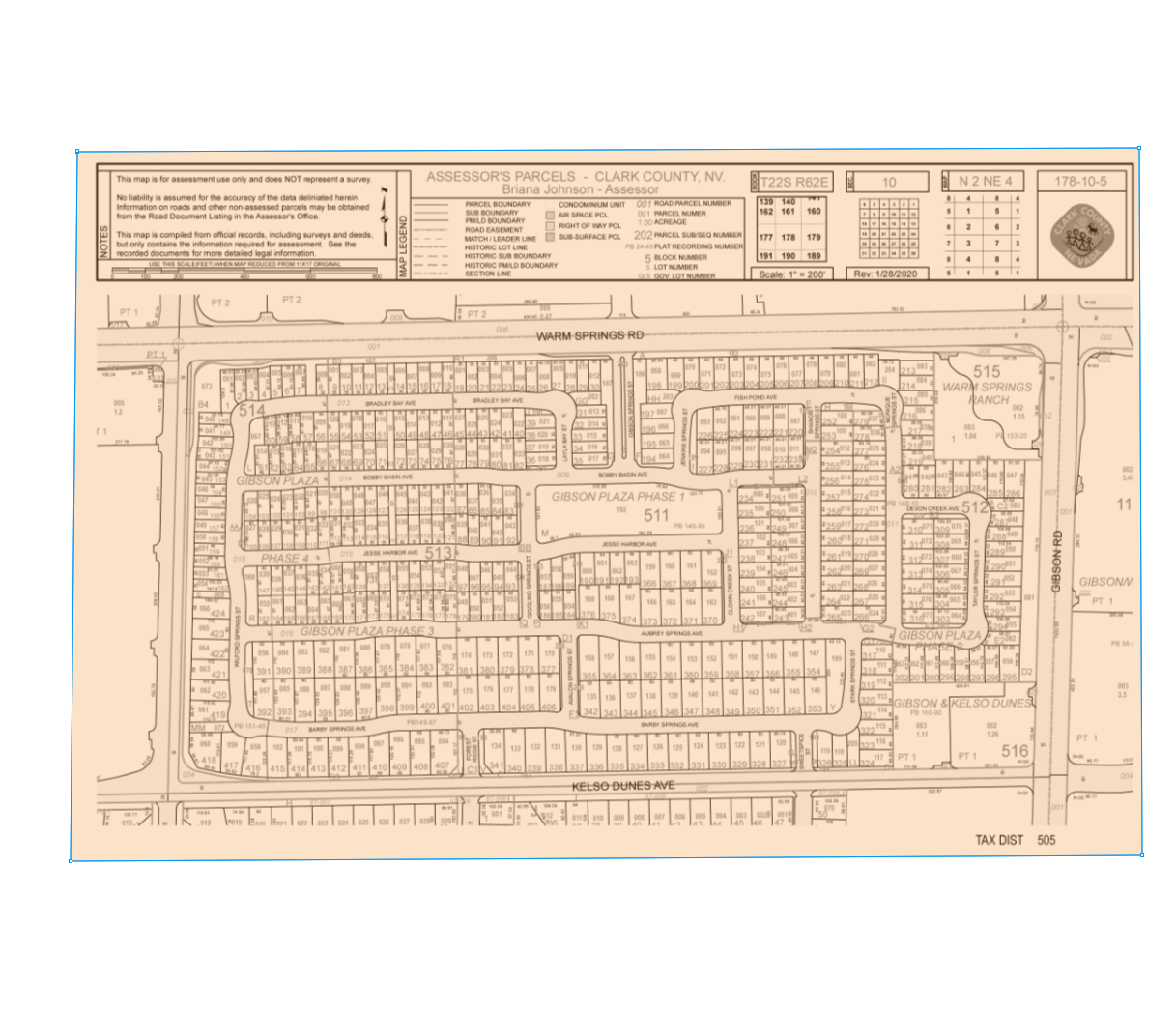 1016 Devon Creek Ave, Henderson, NV à vendre Plan cadastral- Image 1 de 2