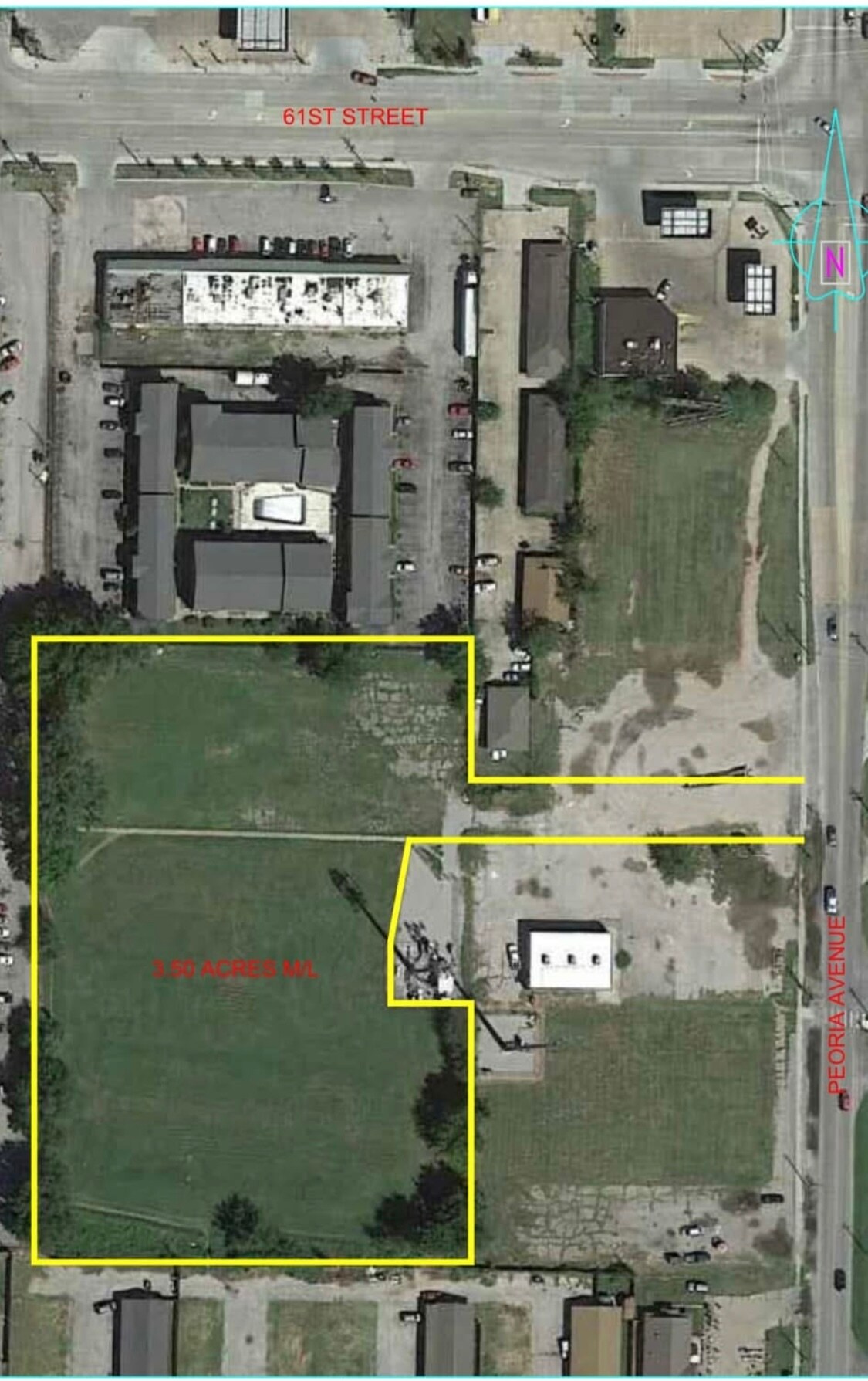 1146 E 62nd St, Tulsa, OK for sale Aerial- Image 1 of 2