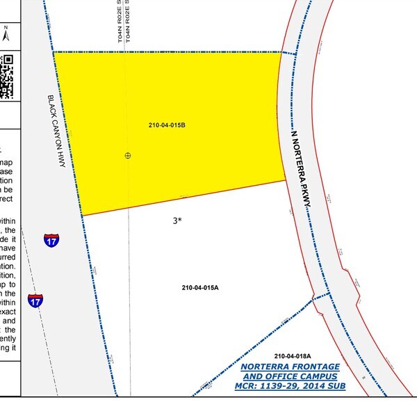 25800 N Norterra Pky, Phoenix, AZ for lease - Plat Map - Image 2 of 2