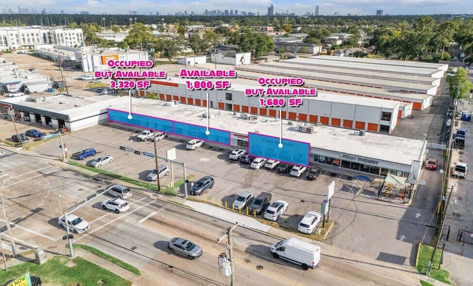9207-9221 Long Point Rd, Houston, TX à louer - Photo du bâtiment - Image 1 de 4