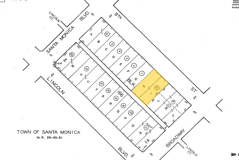 1438-1444 9th St, Santa Monica, CA for lease - Plat Map - Image 3 of 43