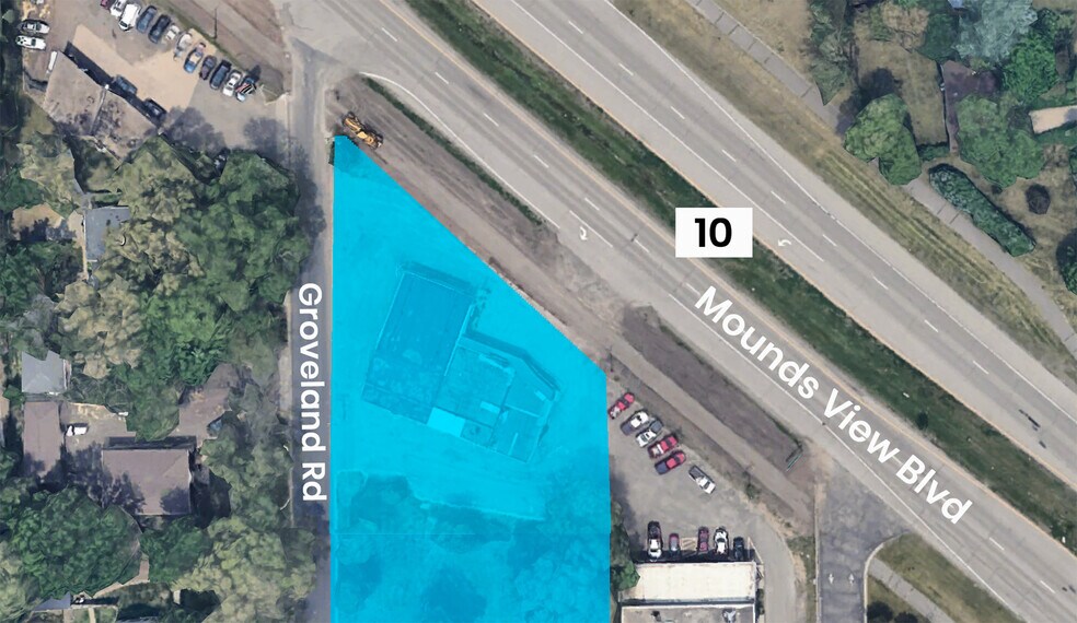 2840 Highway 10 NE, Mounds View, MN à louer - Photo du bâtiment - Image 1 de 6