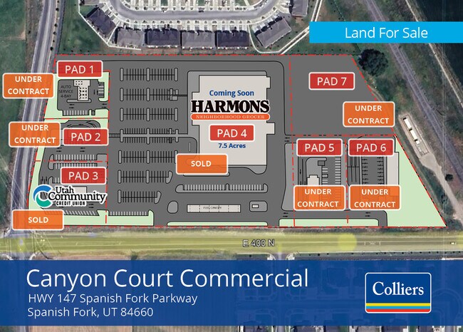Plus de détails pour Hwy 147 (400 N) Spanish Fork Pkwy, Spanish Fork, UT - Terrain à vendre